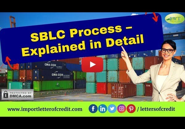 SBLC Process – SBLC Providers in Dubai - Bronze Wing Trading